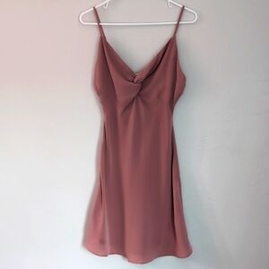 Abercrombie & Fitch Dusty Rose Slip Mini Dress